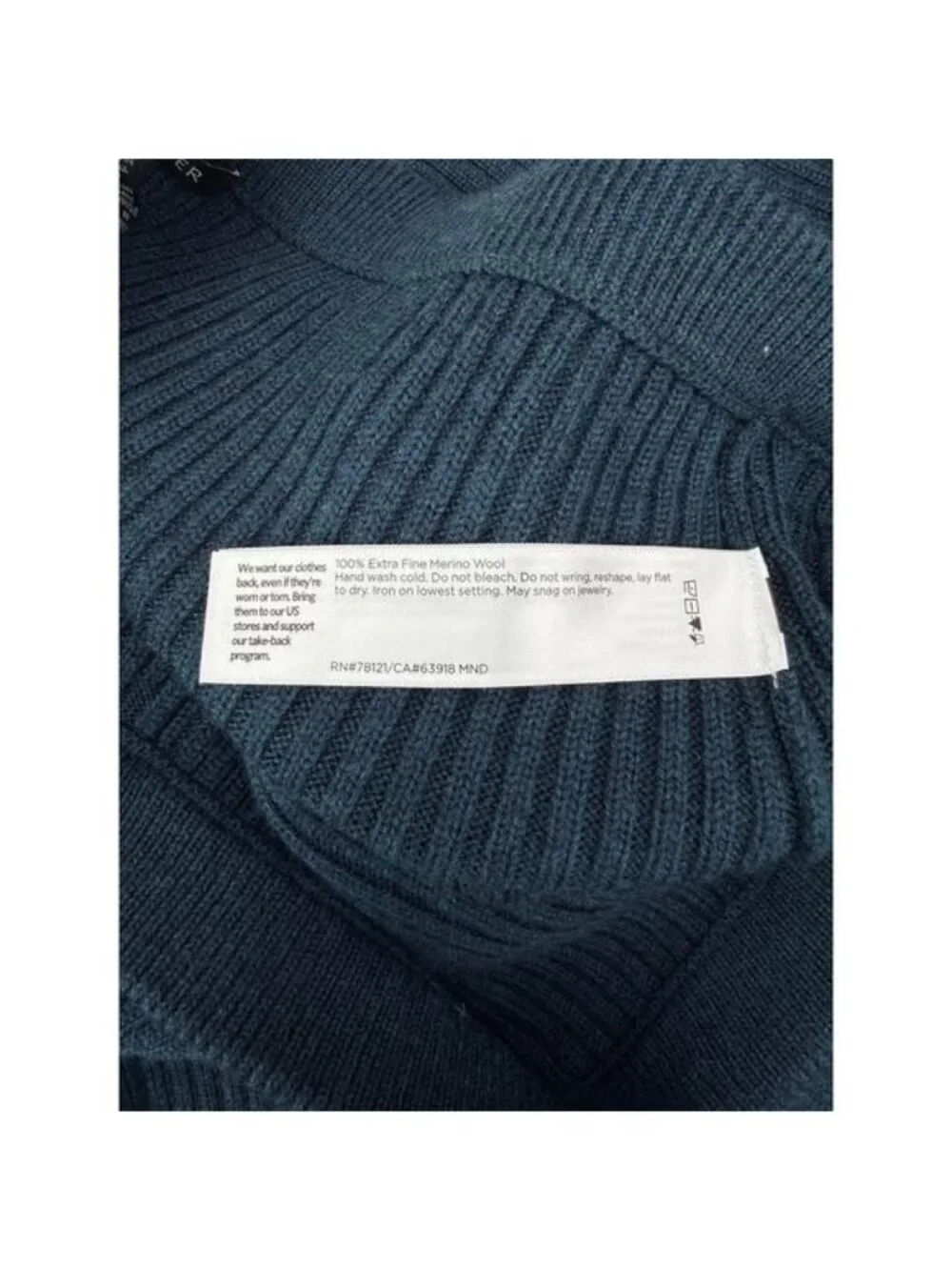 Eileen Fisher Merino Wool Midi Skirt - Picture 6 of 6
